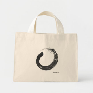 Bolsa Tote Mini Bag Enso Zen em Círculo Aberto