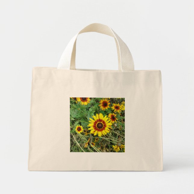 Bolsa Tote Mini Bag Flor Amarelo (Frente)