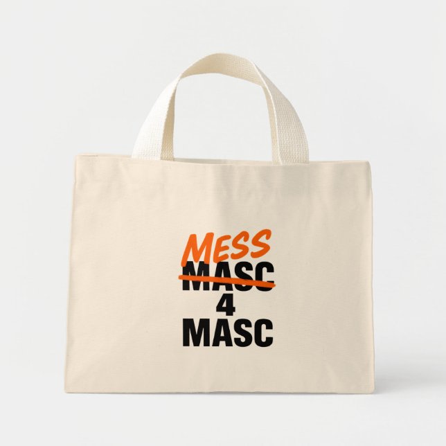 Bolsa Tote Mini Bagunça 4 Másc (Frente)