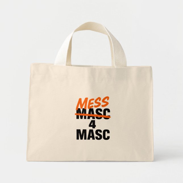 Bolsa Tote Mini Bagunça 4 Masc (Frente)