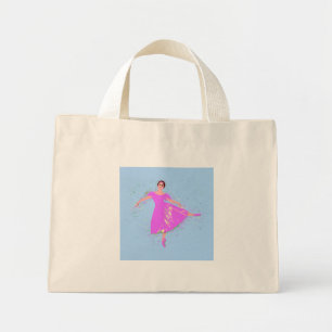 Bolsa Tote Mini Ballerina Dancer Magenta - Vestido Rosa