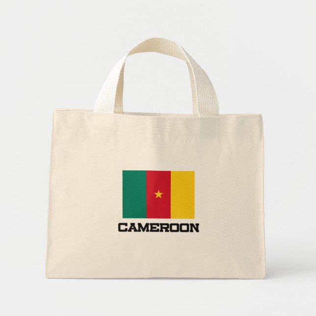 Bolsa Tote Mini Bandeira dos Camarões (Frente)