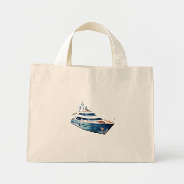 Bolsa Tote Mini barco (Frente)
