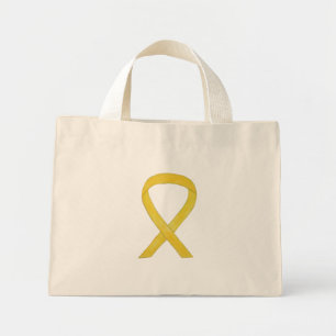 Bolsa Tote Mini Barra de Arte Personalizada de Fita de Sensibiliza