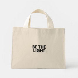 Bolsa Tote Mini Be the Light Matthew 5:14 Christian Floral Tote Ba