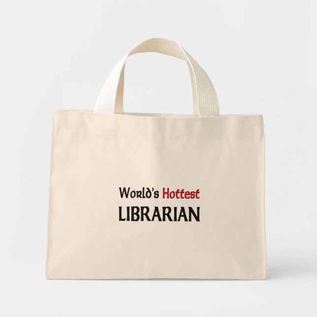 Bolsa Tote Mini Bibliotecas mais quentes do mundo (Frente)