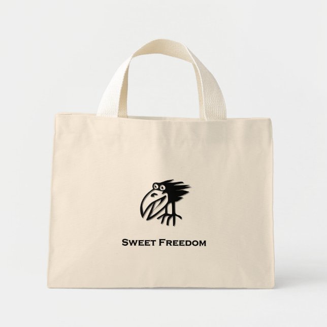 Bolsa Tote Mini Bird Sweet Freedom (Frente)