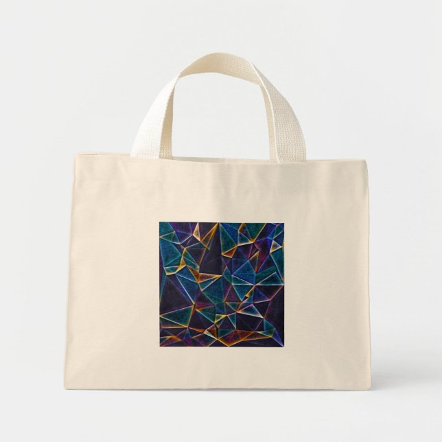 Bolsa Tote Mini Bolhas de Tote Quebradas (Frente)