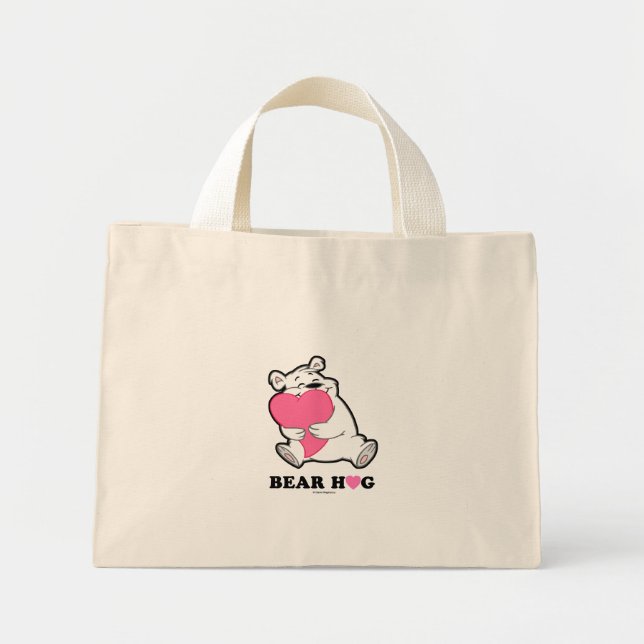 Bolsa Tote Mini Bolsas de Luz do Bear Hug (Frente)
