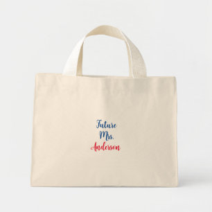 Bolsa Tote Mini Bolsas de Tote para Damas de Honra Personalizadas