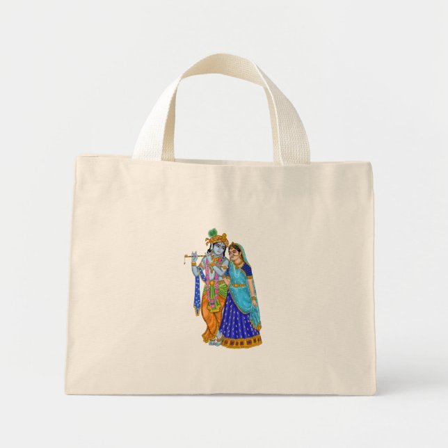 Bolsa Tote Mini Bolsas Radha Krishna (Frente)
