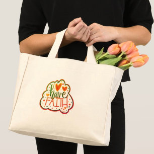 Bolsa Tote Mini Bonito tenha fé Inspirividade Tote Bag