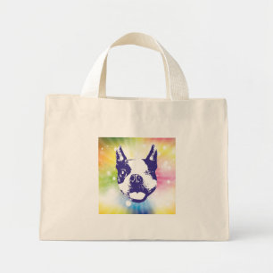 Bolsa Tote Mini Boston Terrier Sunburst