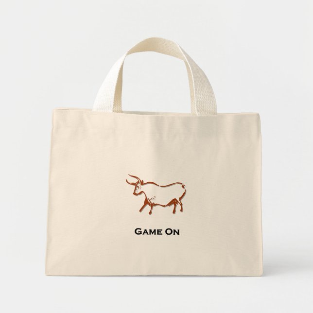 Bolsa Tote Mini Bull Game On (Frente)