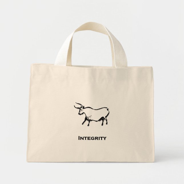 Bolsa Tote Mini Bull Integrity Black (Frente)