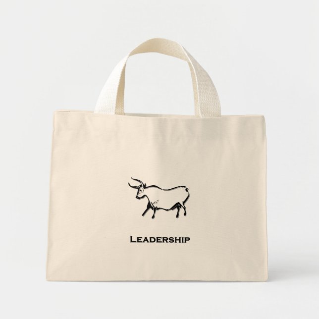 Bolsa Tote Mini Bull Leadership Black (Frente)