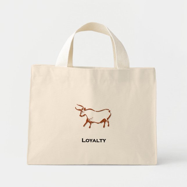 Bolsa Tote Mini Bull Loyalty Brown (Frente)