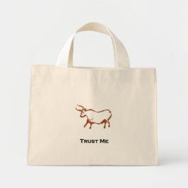 Bolsa Tote Mini Bull Trust Me Brown