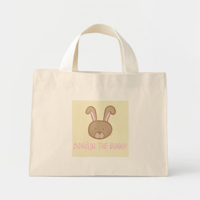 Bolsa Tote Mini Bun Bun, a Sacola de Tote Bunny (Frente)