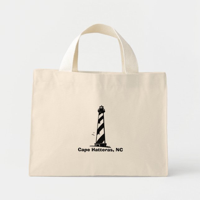 Bolsa Tote Mini Cabo Hatteras, NC - Farol (Frente)