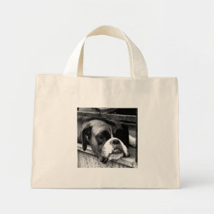 Bolsa Tote Mini Cachorro No Windowsill bagttcn