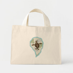 Bolsa Tote Mini Callie, a Tartaruga do Mar