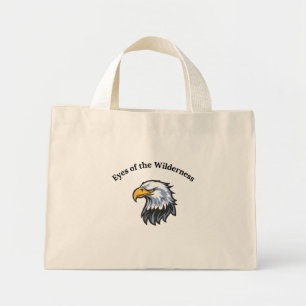 Bolsa Tote Mini Camiseta Gráfica Olhos da Águia do Deserto
