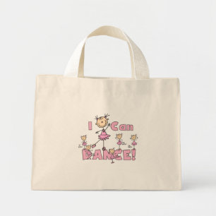 Bolsa Tote Mini Camisetas e Presentes Eu Posso Dançar