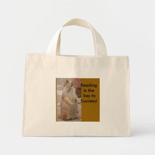 Bolsa Tote Mini Cão da Prairie - saco de leitura