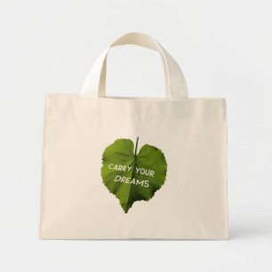 Bolsa Tote Mini Carregar seus sonhos - Saco de Tote Pequeno