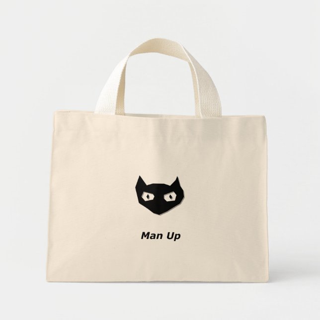 Bolsa Tote Mini Cat Boo Man Up (Frente)