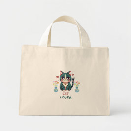 Bolsa Tote Mini Cat Lover