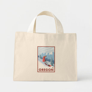 Bolsa Tote Mini Cena Snowboarder - Oregon