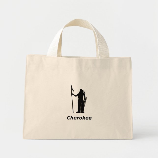 Bolsa Tote Mini Cherokee indiano (Frente)