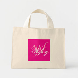Bolsa Tote Mini Chic Wifey Monograma Personalizada