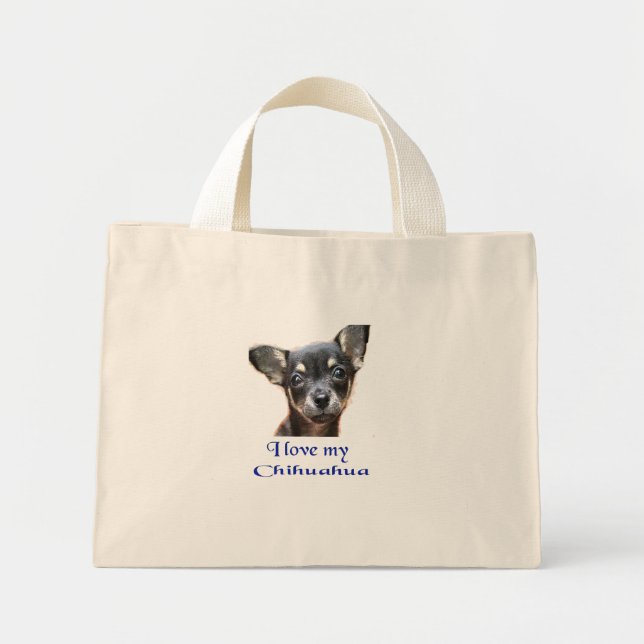 Bolsa Tote Mini Chihuahua (Frente)