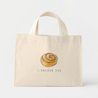 Bolsa Tote Mini Cinnamon Bun swedish Kanelbulle Funny