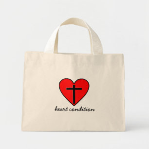 Bolsa Tote Mini condição cardíaca
