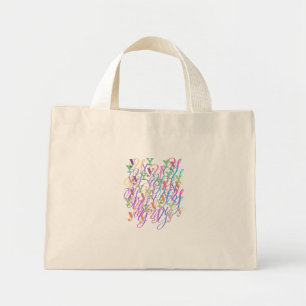 Bolsa Tote Mini Confete de Letra "Y"