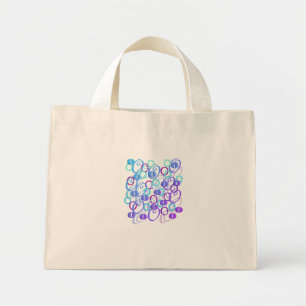 Bolsa Tote Mini Confete de Letras "O"