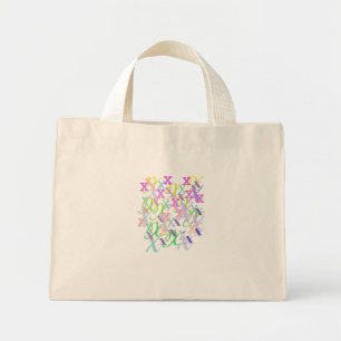 Bolsa Tote Mini Confete de Letras "X"