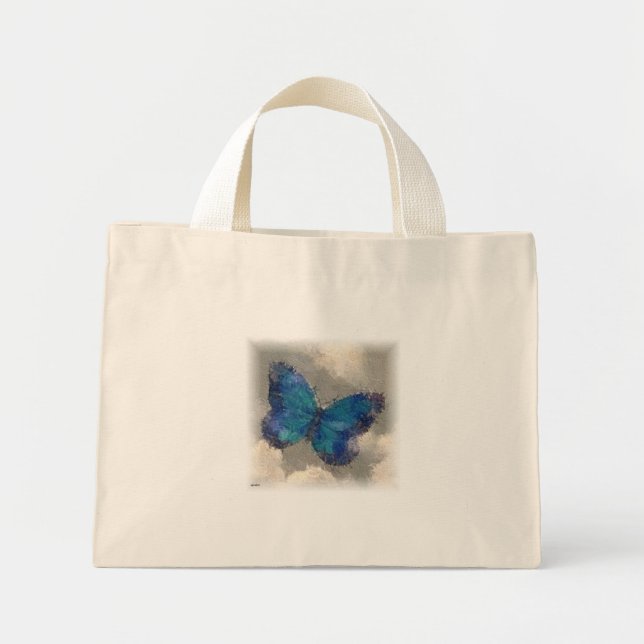 Bolsa Tote Mini Congelado em Voo (Frente)