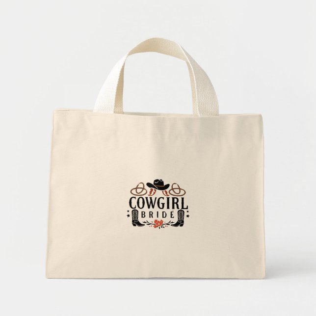 Bolsa Tote Mini Cowgirl Bride (Frente)