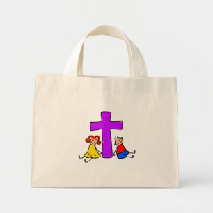 Bolsa Tote Mini Crianças Cristãs
