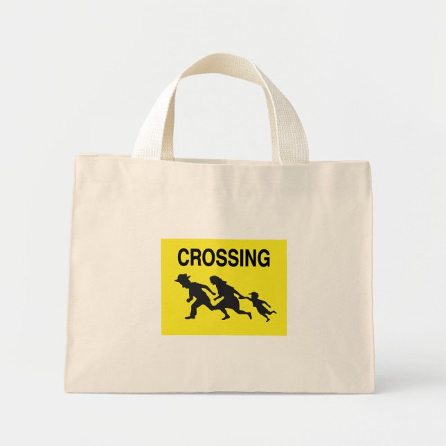 Bolsa Tote Mini Cruzando a Família (Frente)