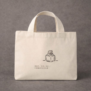 Bolsa Tote Mini Dark Academia – Arte do Tinteiro   Presente para I