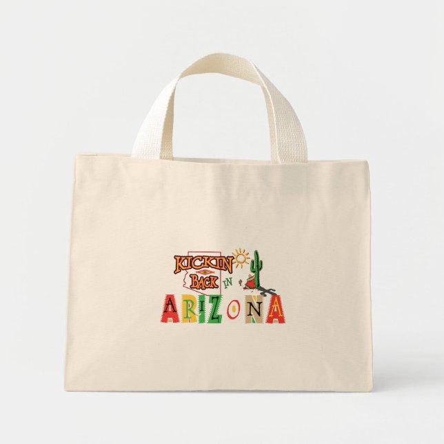 Bolsa Tote Mini Descansando no Arizona (Frente)