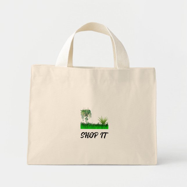 Bolsa Tote Mini Descubra a mais avançada barra de ferramentas: Na  (Frente)