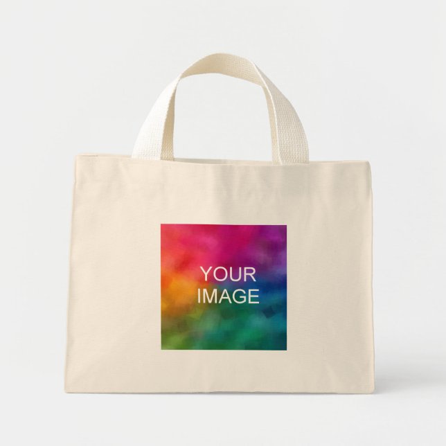 Bolsa Tote Mini Design de Carregamento de Logotipo Personalizado d (Frente)