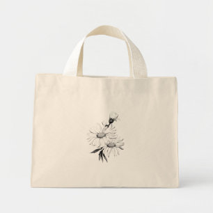 Bolsa Tote Mini Design DE FLOR ECO LEGAL DO ESTILO DO SINO DA SAIA